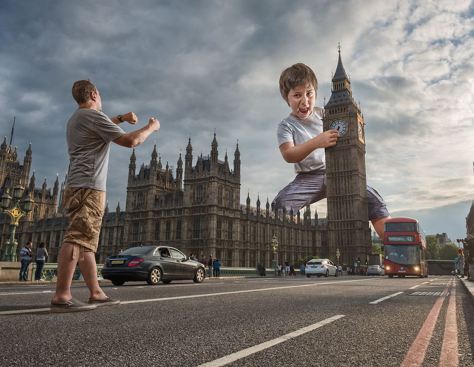 Невероятный мальчик. Adrian Sommeling. Голландский фотограф Эдриан Соммелинг. Шедевры фотошопа. Фотоманипуляции с детьми.