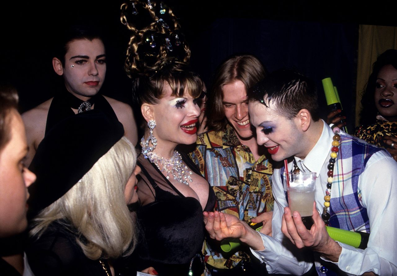 Amanda Lepore and Michael Alig at Club USA, New York, May 1, 1993.