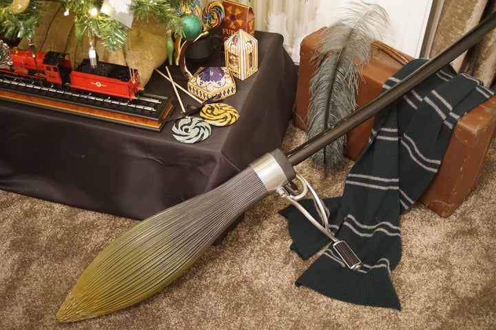 No Harry Potter tree is complete without the Nimbus 2000.