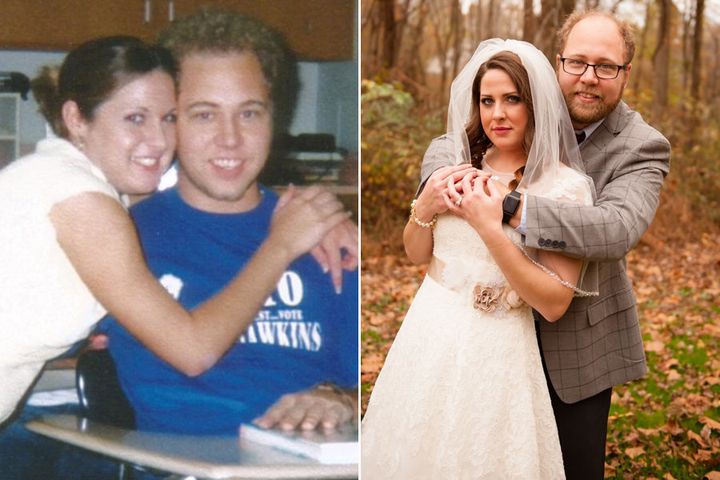 After years of friendship, Brittany and Byron got married at age 30.