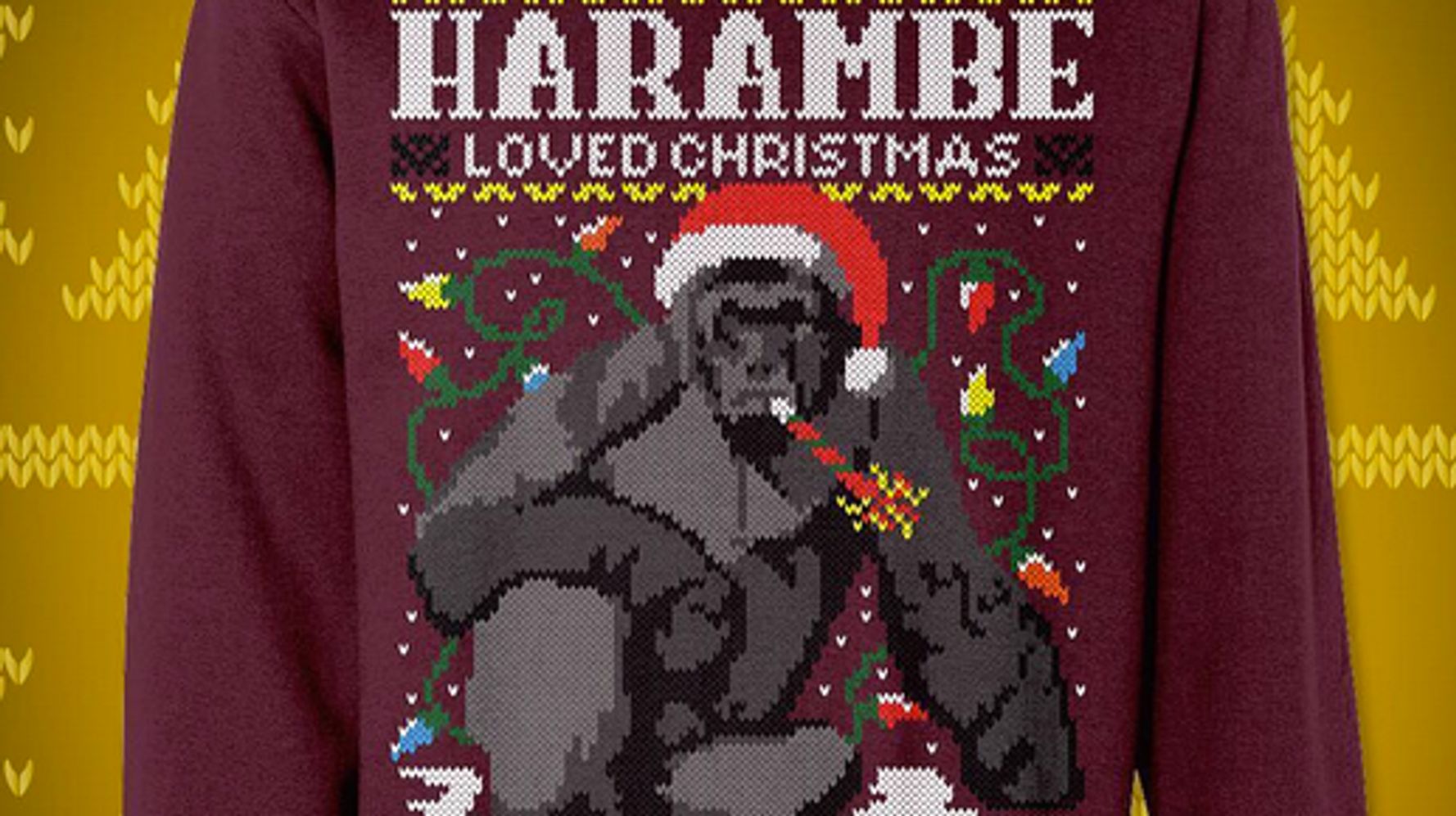 Harambe sweater hotsell