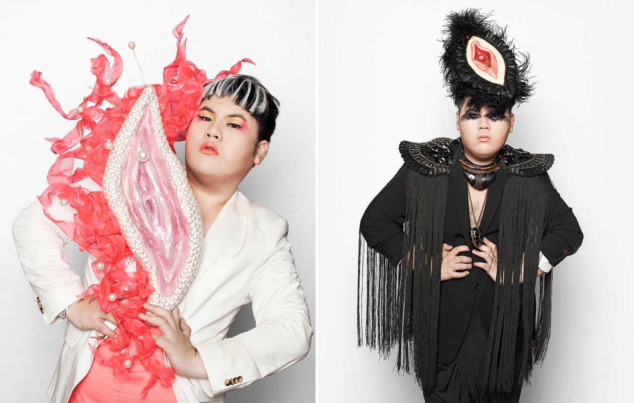 <strong>Designer Sorapol Chawaphatnakul in daywear (left) and nightwear (right)</strong>