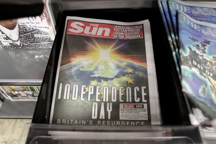 <strong>The Sun fervently supported Brexit</strong>