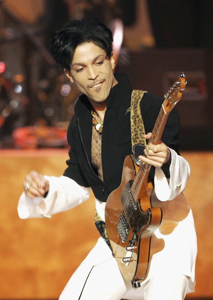 Prince performs at the 36th Annual NAACP Image Awards on March 19, 2005 in Los Angeles, CA. 