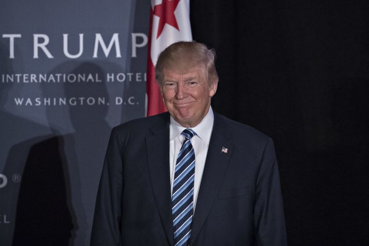 President-elect Donald Trump attends the opening of the Trump International Hotel in Washington, D.C.