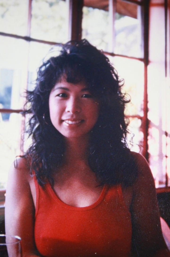 20 year old Angeline Chew attending “Leads Club” business groups to build her haircutting clientele in 1986