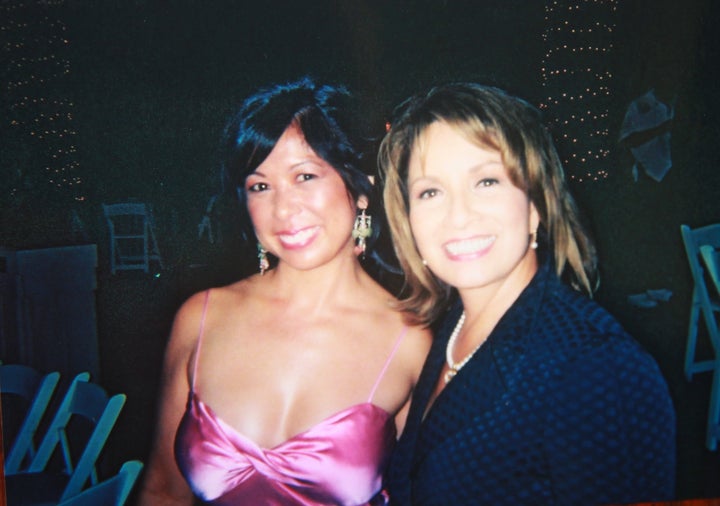 <p>2003 Los Angeles Emmy Awards Ceremony</p><p>Nominated for Best Serious News Story- CBS2 Producer Angeline Chew with Reporter Linda Alvarez</p>