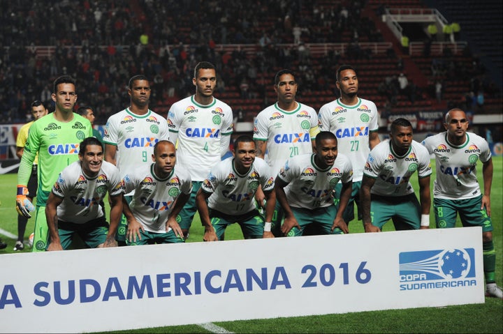 Members of Chapecoense pictured earlier this month