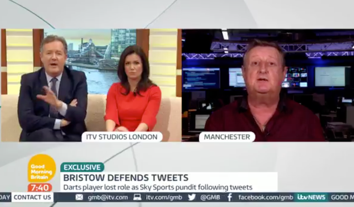 Piers Morgan and Susanna Reid interviewed Eric Birstow on Wednesday morning