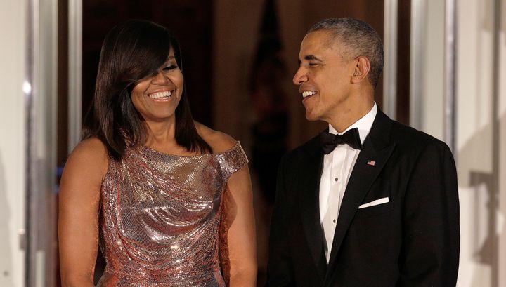 President Barack Obama says Michelle Obama is "too sensible" to run for office.