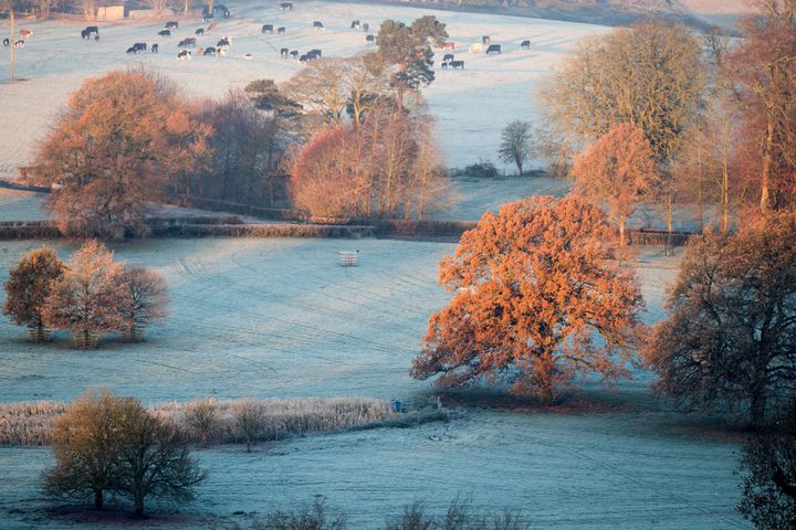 The view from Cley Hill in Wiltshire