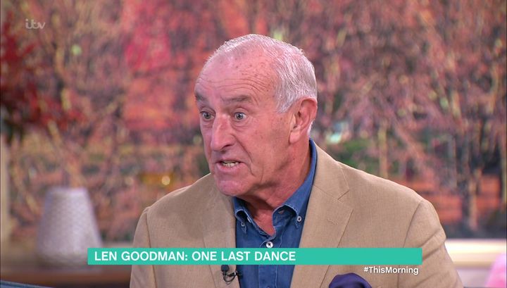 <strong>Len Goodman appeared on 'This Morning'</strong>
