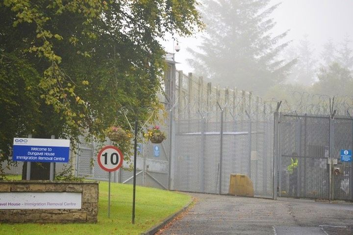 Dungavel Immigration Removal Centre.