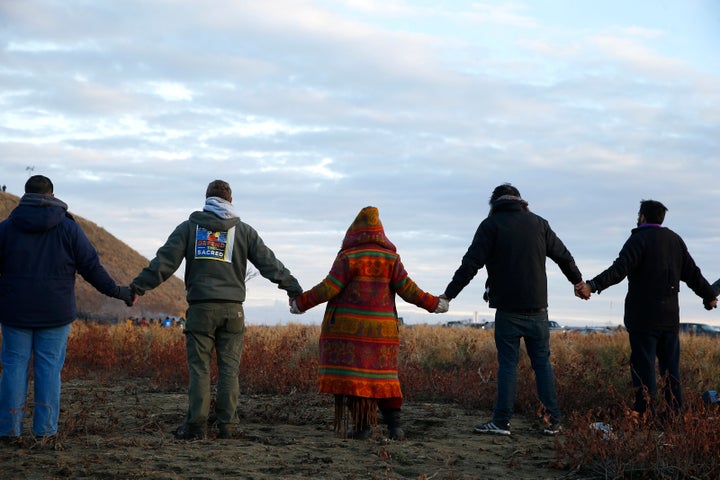 Protesters have been fighting against the construction of the Dakota Access pipeline in their territory.