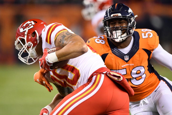 Von Miller makes huge MVP statement in Good Morning Football appearance  with shirt choice