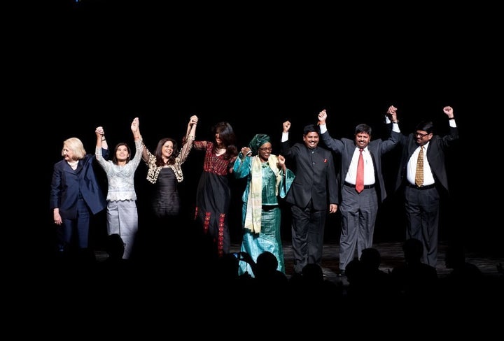 In 2013, Indian brothers Rishi, Ravi and Nishi Kant, who founded the anti-GBV charity Shakti Vahini, were given the Solidarity award during the Vital Voices Global Awards in Washington. The event honored unsung women leaders from around the world.