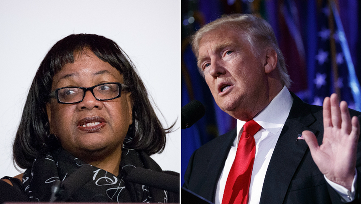 <strong>Diane Abbott said Donald Trump was “someone who is on record as being anti-immigrant"</strong>