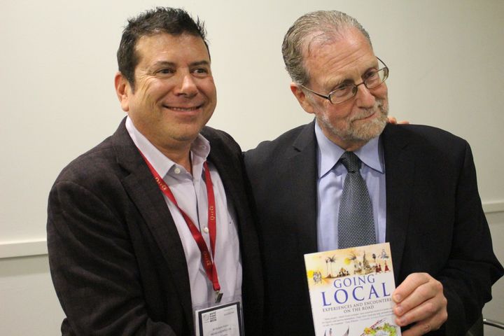 Nichlas Kontis with Peter Greenberg at the International Travel Crisis Management Summit 