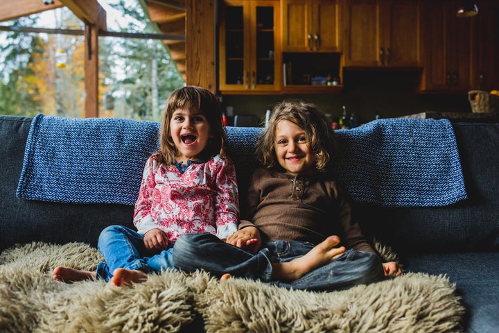 <p>Our first two children. </p>