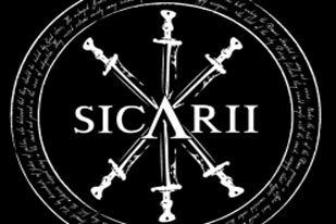 An apparent seal of first century Jewish extremist group Sicarii (dagger-men) features the knives put to throats of Roman-sympathizers for a terrorizing affect.