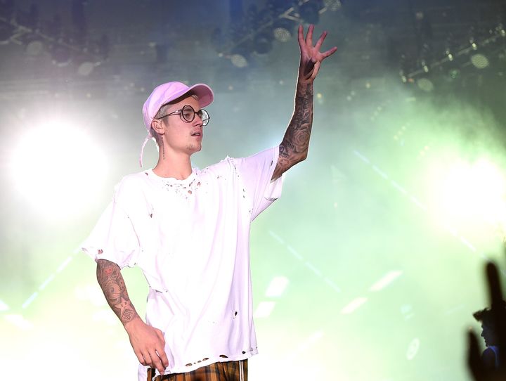 Justin Bieber on the 'Purpose' world tour