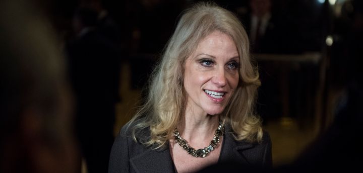Kellyanne Conway, Donald Trump's campaign manager and top aide, speaks to media on Nov. 16 at Trump Tower in New York.
