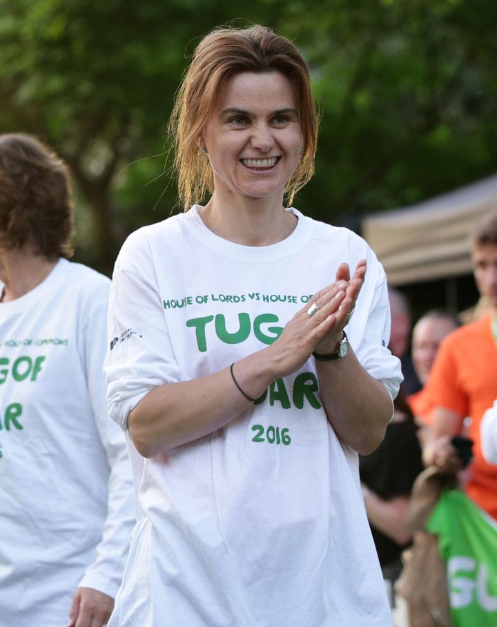 <strong>Jo Cox was murdered a week before the EU referendum by Thomas Mair</strong>