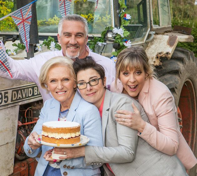 The way they were: Paul with Mary Berry and Mel and Sue