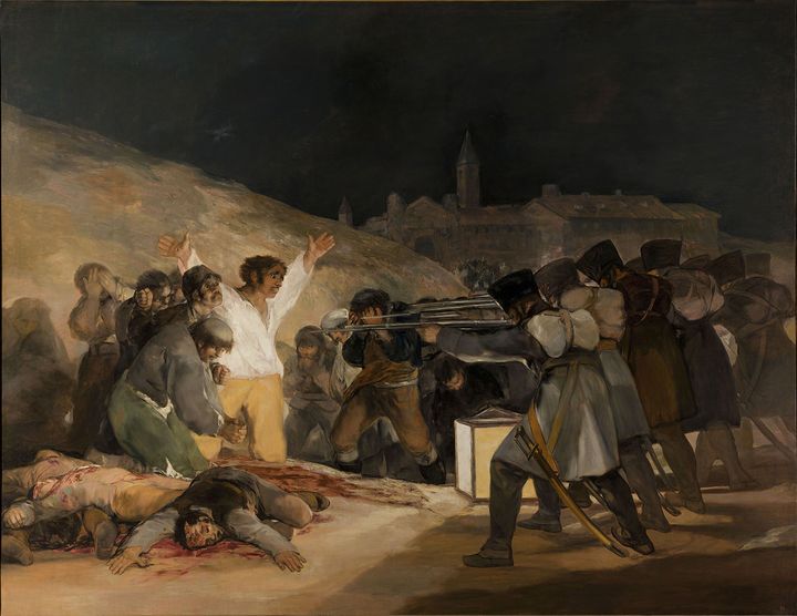 <p>Francisco Goya, "The Executions", 1814</p>