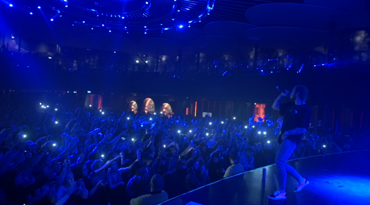 <p>Post Malone performing at Rebel (Oct 5, 2016)</p>