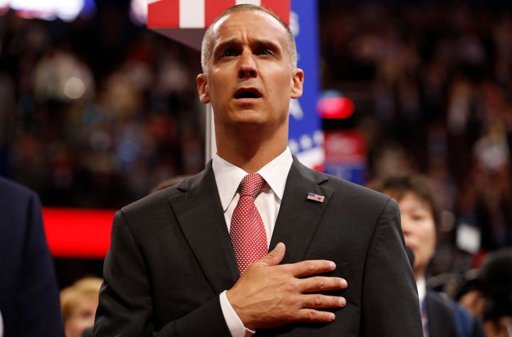 Corey Lewandowski told the audience at a post-election forum Thursday that the editor of The New York Times should serve time in jail.