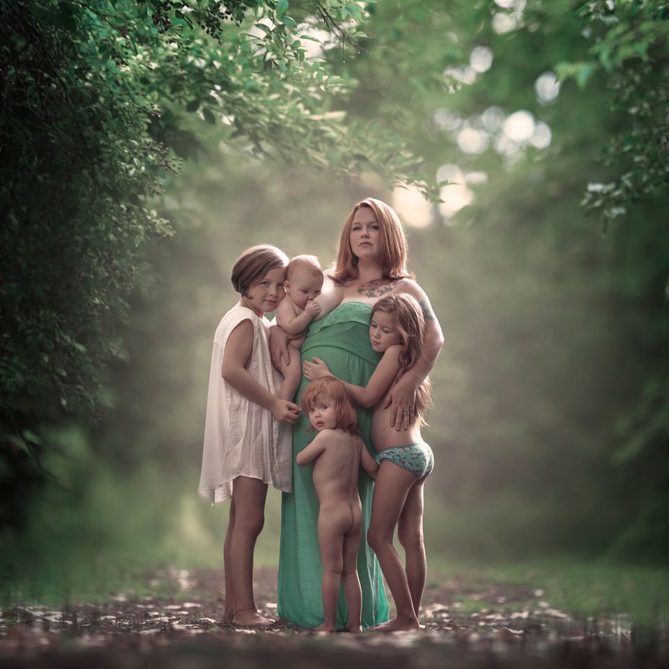 Moms Break Down Breastfeeding Stigma With Ethereal Photos.