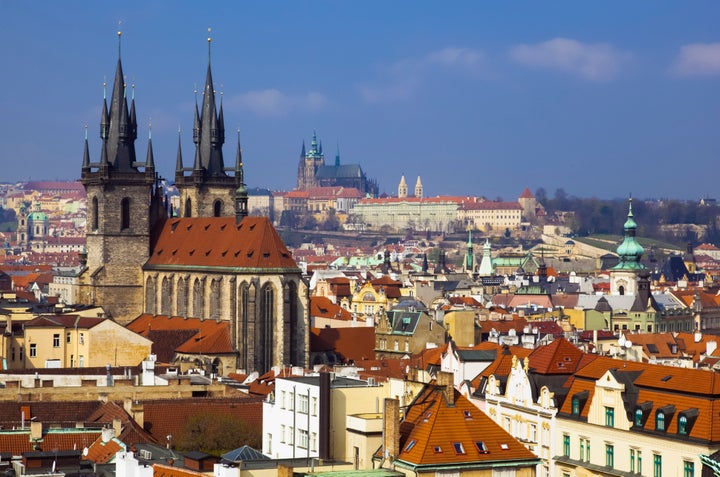 Corbyn spoke at the Council of European Socialists in Prague, Czech Republic