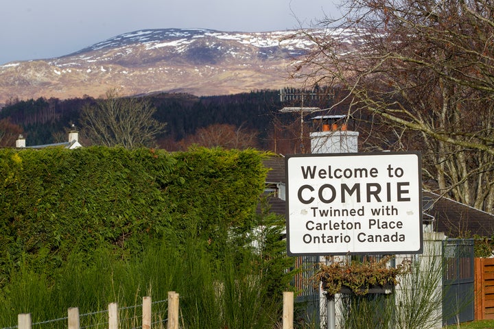 Comrie, Perthshire, Scotland where Steinmeyer made lasting friendships in the village