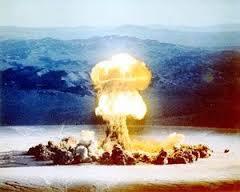 Atomic bombs routinely lit up the Nevada sky and mountains.