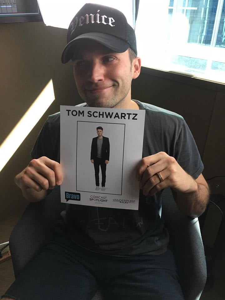 <em>Vanderpump Rules</em>’ Tom Schwartz at the Wondery studio for Kate Casey’s podcast