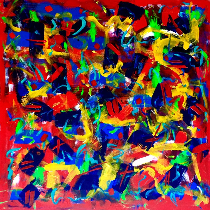 <p>Child’s Play 36”x 36” Acrylic</p><p>www.barbaramosher.com</p>