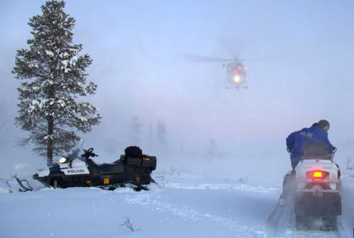 <strong>Police released a picture of the area in Lapland where a man was arrested on suspicion of killing his British girlfriend</strong>