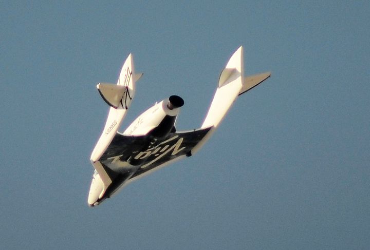 The first iteration of Virgin Galactic's SpaceShipTwo.