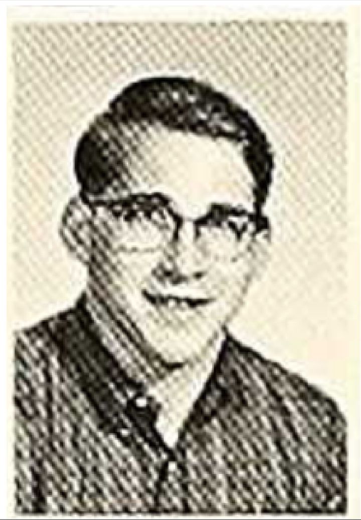 A high school yearbook photo of the man known as Benjaman Kyle.