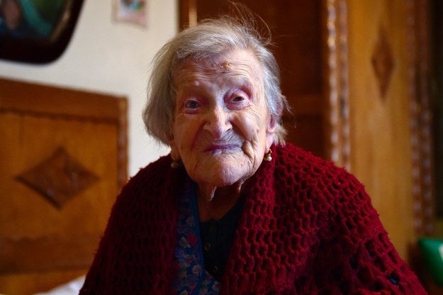 Emma Morano, 116, in Verbania, North Italy, 2016.