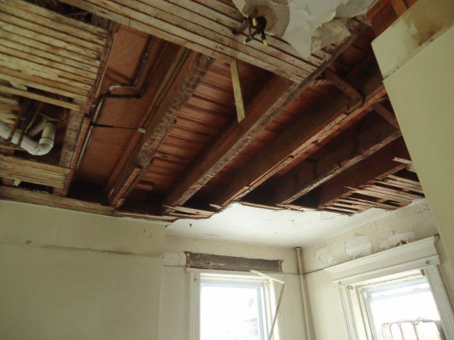 Asbestos can be found lurking in ceilings, behind walls and in floor tiles.