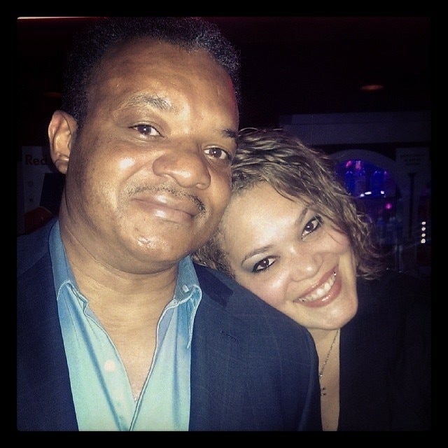 <p>Joe with daughter, Jessica Jude</p>