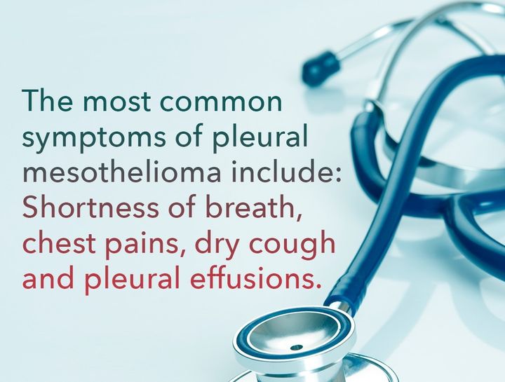 The most common symptoms of pleural mesothelioma overlap with a variety of other health conditions. If you are concerned, be sure to see a physician quickly.