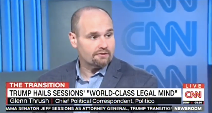 Politico reporter Glenn Thrush is heading to the New York Times.