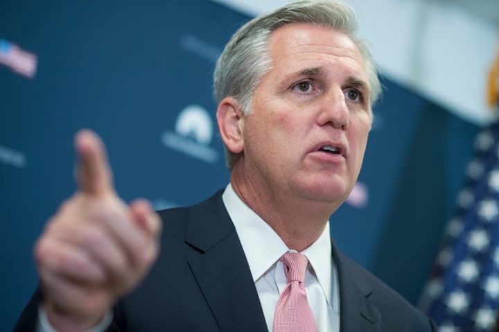 “Wait to see what we draft," House Majority Leader Kevin McCarthy (R-Calif.) told reporters on Monday when asked how Republicans would stop healthy people from opting out of health insurance coverage.