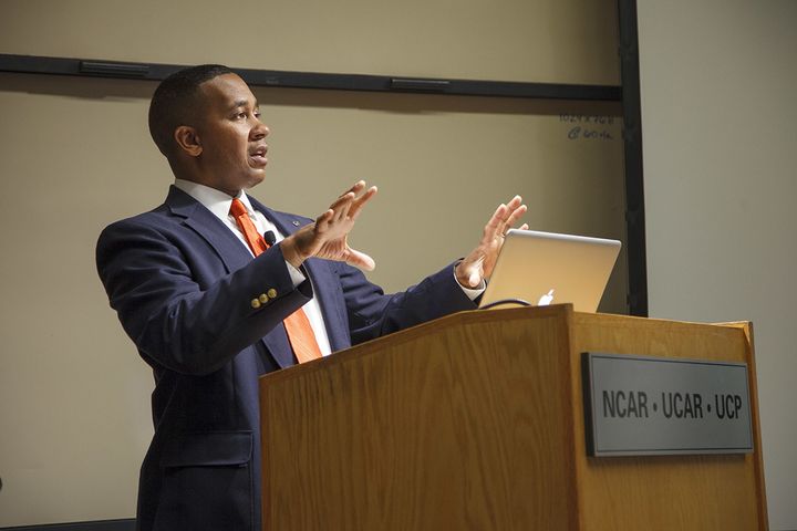 Juan Gilbert, a computer and information science professor at the University of Florida leads the Institute for African-American Mentoring in Computing Sciences (iAAMCS), which seeks to increase the number of African-Americans receiving Ph.D. degrees in computing sciences.