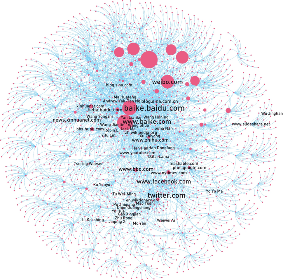 Chinese web of influence