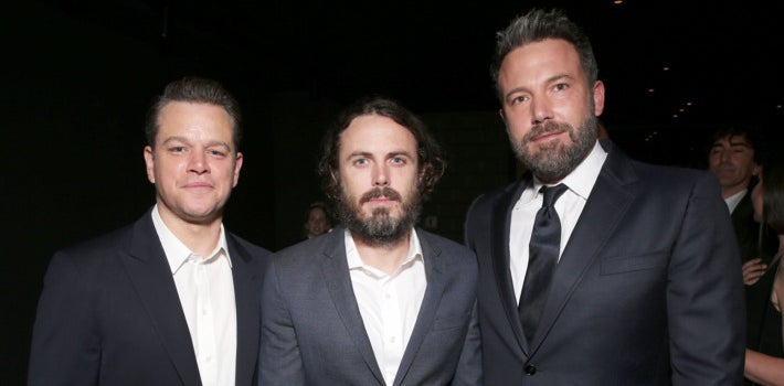  Matt Damon, Casey Affleck, and Ben Affleck. 