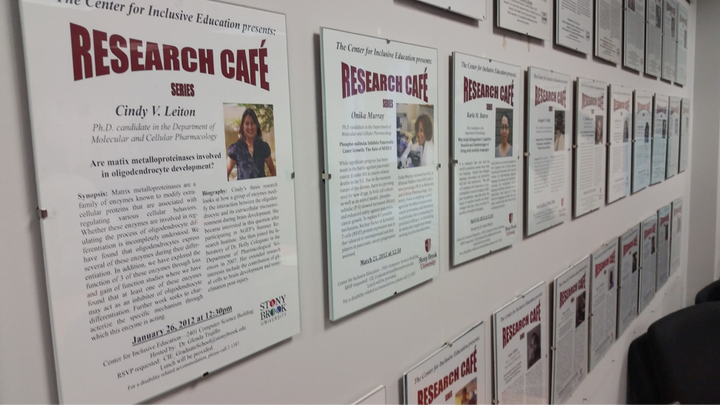 The Research Café provides a way for Ph.D. candidates to share their work in a supportive environment